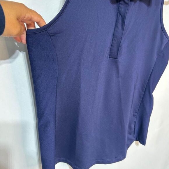 Womans golf tank top. NINE&NINE brand. Size XL. Navy blue. - Picture 3 of 7